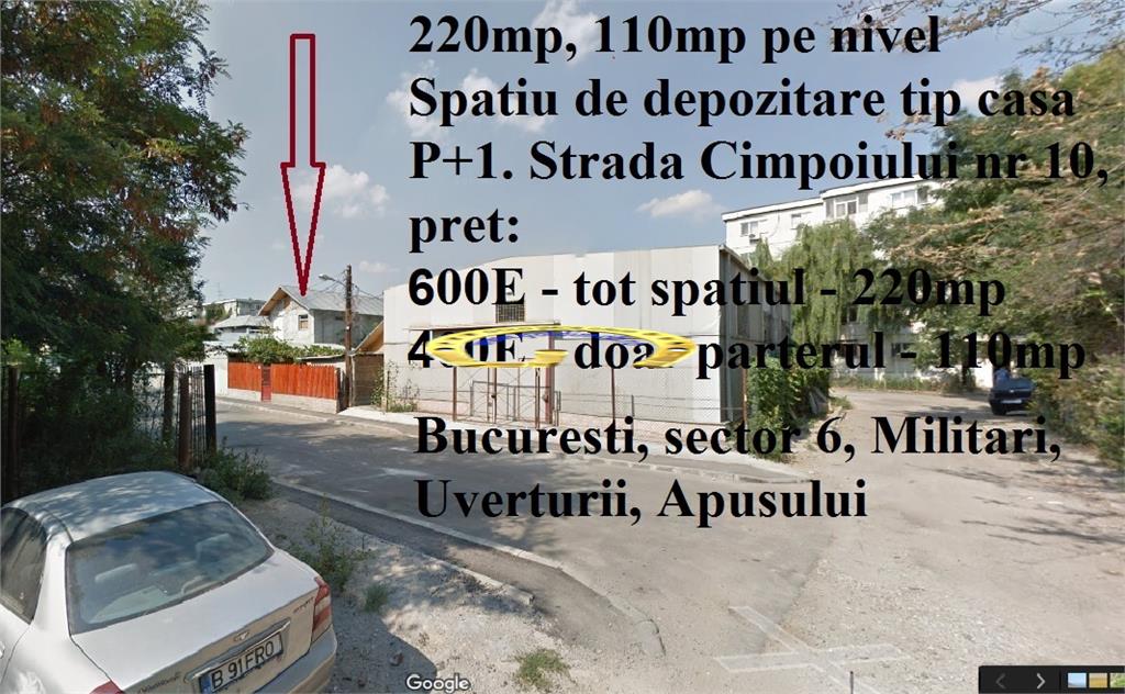 Spatiu depozitare/industrial in Bucuresti
